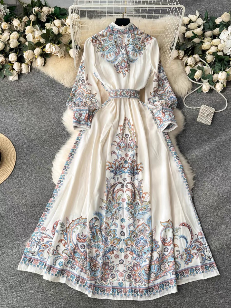 Closer to you print dress ED174 images